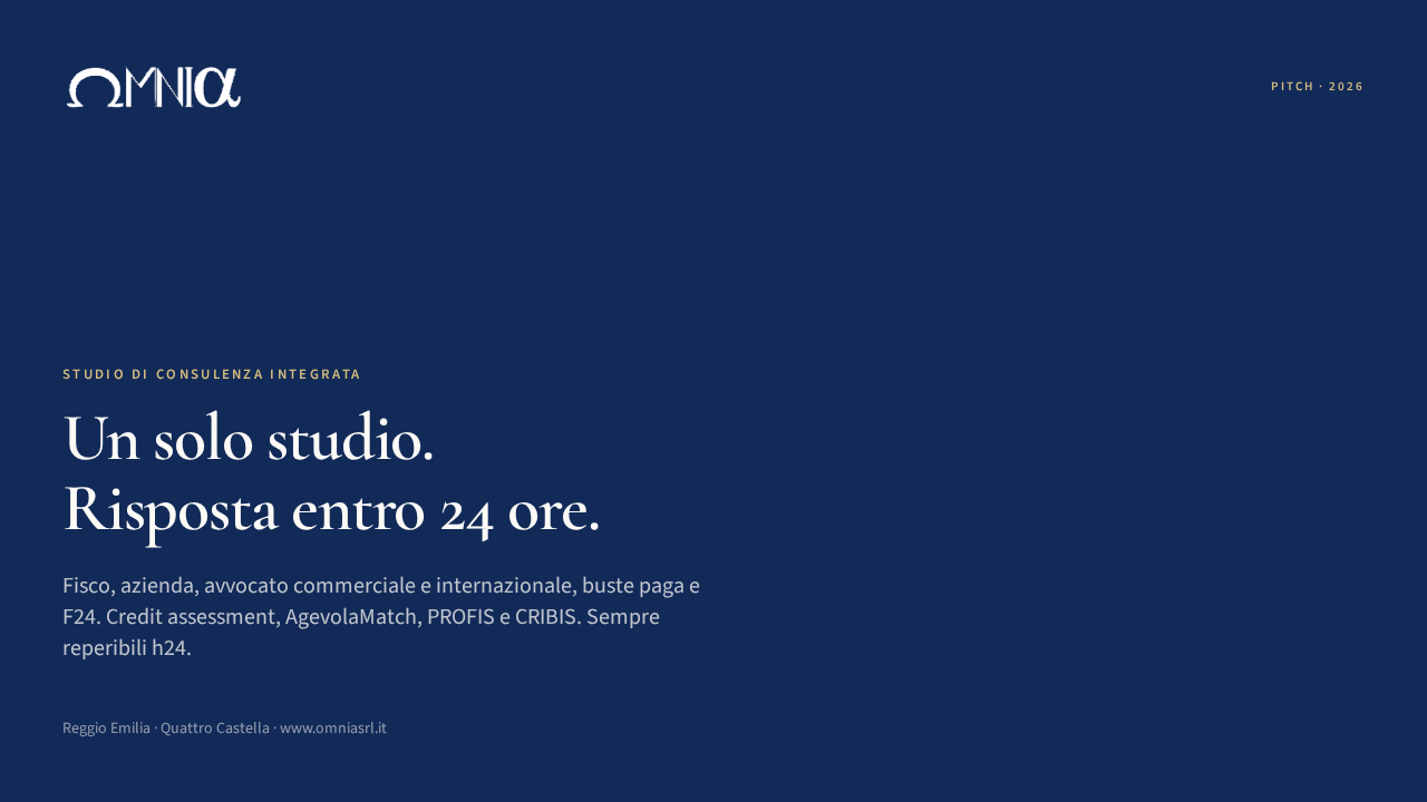 Anteprima Presentazione dello studio
